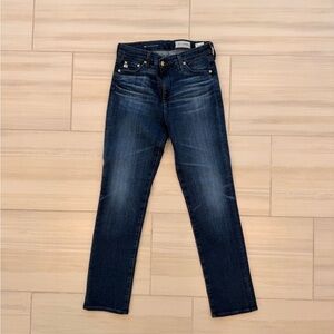 AG Adriano Goldschmied Dark Blue High Rise Jeans